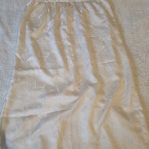Y2k Cream Leaf Skirt